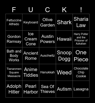 Infinite Craft Bingo Card