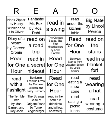 Shaun - Summer 2016 Bingo Card