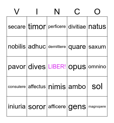 St. 30 Haterius Bingo Card