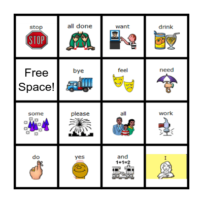 PRC Communication Bingo Card