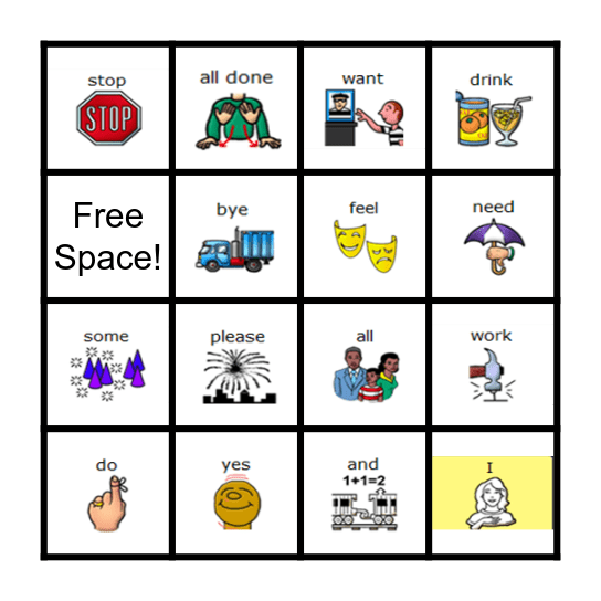 PRC Communication Bingo Card