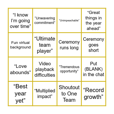 IPG Spirit Awards FY23 Bingo Card