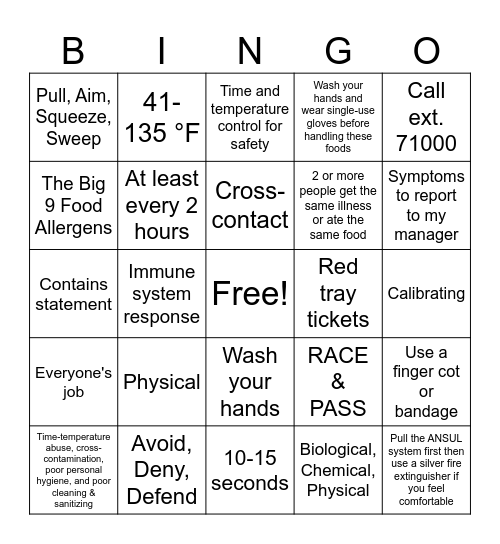 FY 24 Bingo Review Bingo Card