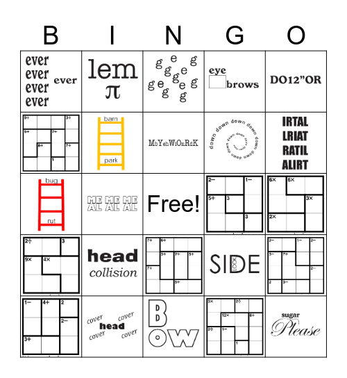 Logic Puzzles 1 Bingo Card