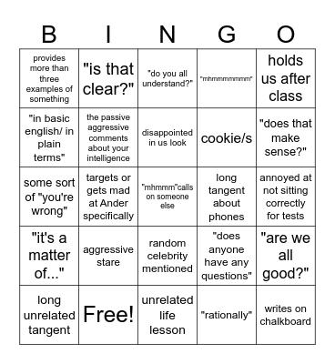 Economics Spicy Bingo 🥵 Bingo Card