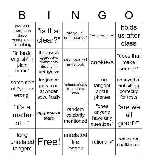 Economics Spicy Bingo 🥵 Bingo Card