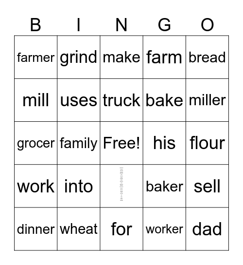 WORKERS Bingo Card