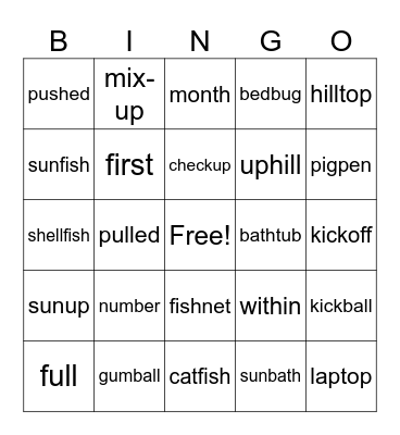 3.1 BINGO Card