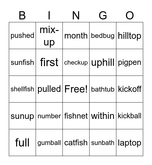 3.1 BINGO Card