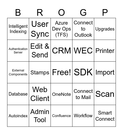 DocuBingo Card