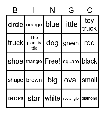 Language Power Bingo Card