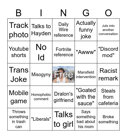 Isaiah Bingo Card