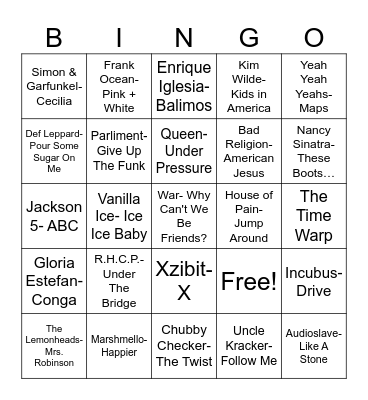 ABCs Bingo Card