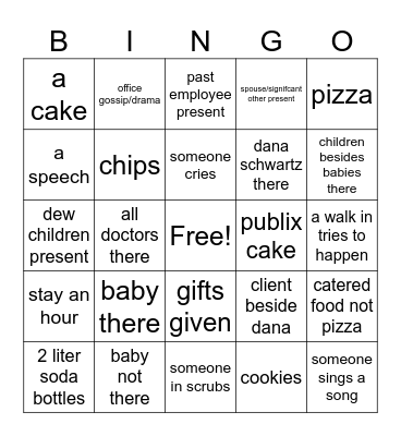 lindsey going Bingo Card