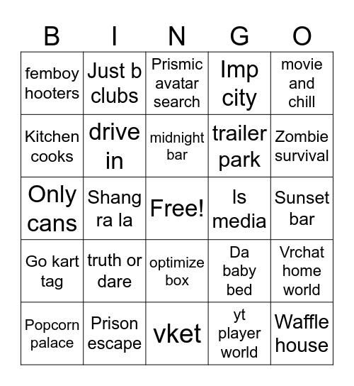 ERP BINGO Card