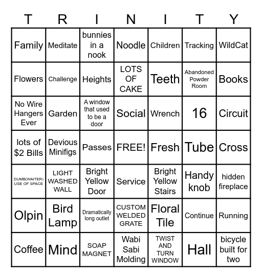 QR Code Bingo Card