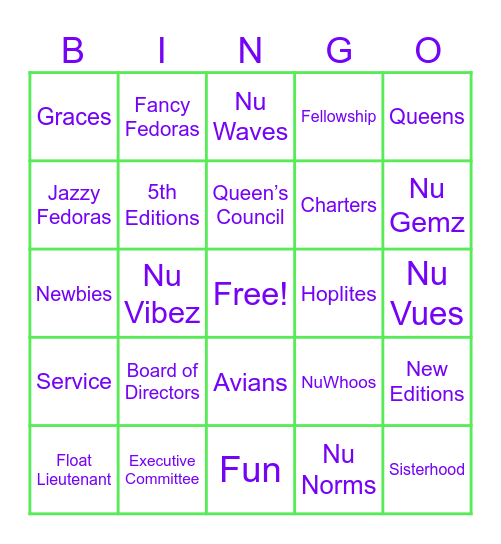 KOA KLASS IS IN SESSION! Bingo Card