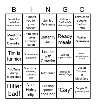 MugClub Bingo Card