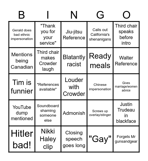 MugClub Bingo Card