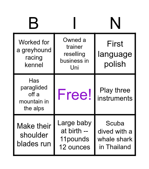 ACCOUNTING SERVICES Bingo Card