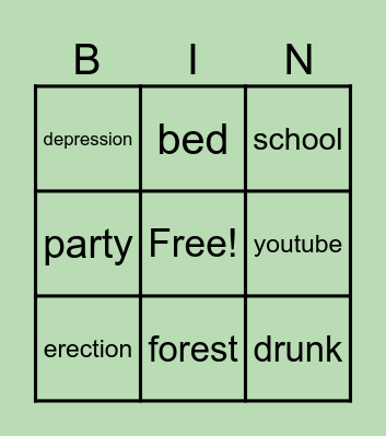 infinite Bingo Card