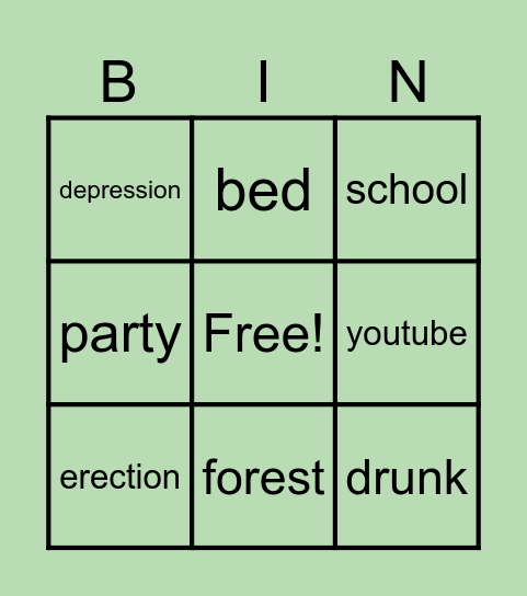 infinite Bingo Card