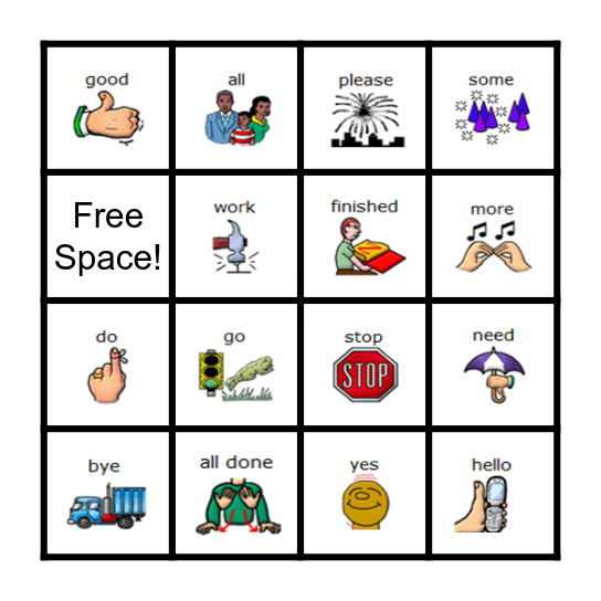 PRC Communication Bingo Card