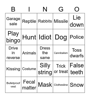 Strange State Laws 6 Bingo Card