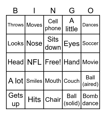 Unit 6 Mueve (6) Bingo Card