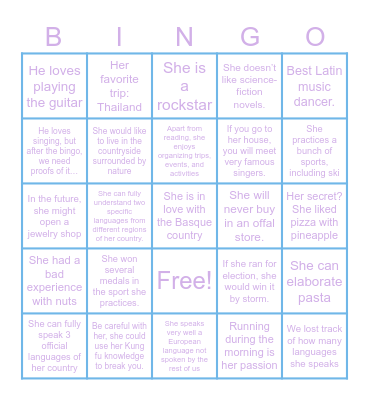 Antlia Team Bingo! Bingo Card