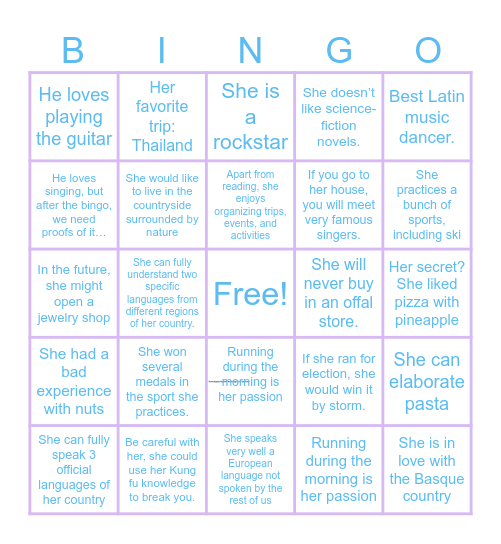 Antlia Team Bingo! Bingo Card