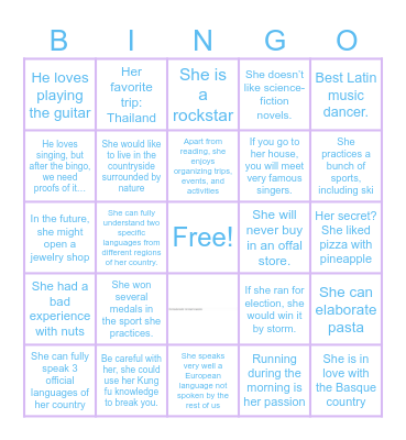 Antlia Team Bingo! Bingo Card