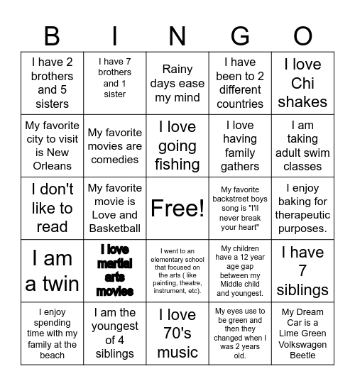 Do You Know Your Coworkers Bingo Card