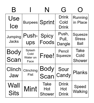 TIP Bingo Card