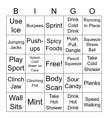 TIP Bingo Card