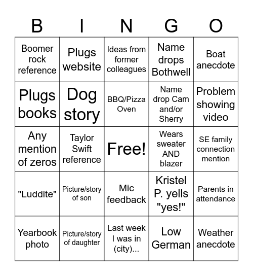 MD Keynote, 08MAR23 Bingo Card