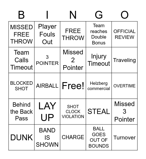 MARCH MADNESS! Bingo Card