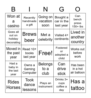 IT Bingo!! Bingo Card