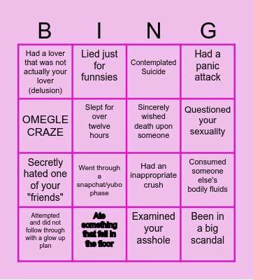 Getting to Know You! Bingo Card