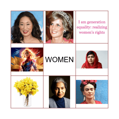 International Women's Day BINGO Card