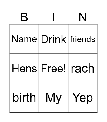 Bingo Jay Style! Bingo Card