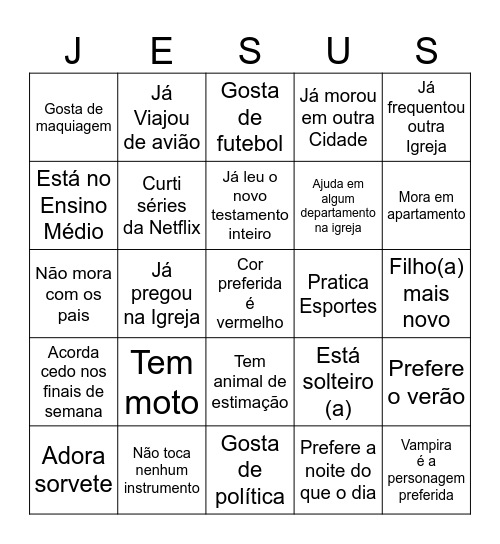 Intercâmbio PIBC x IBPP Bingo Card