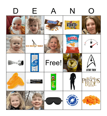 Dad’s Favorite Things Bingo Card