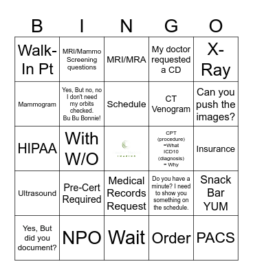 EMIG BINGO Card
