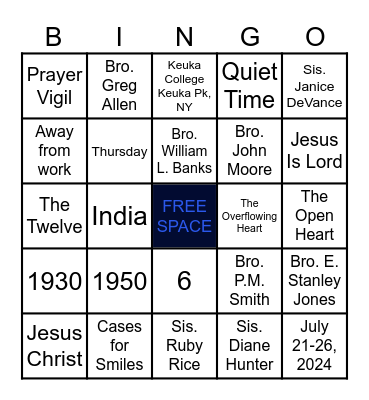 HOW MUCH DO YOU KNOW ABOUT KEUKA? Bingo Card