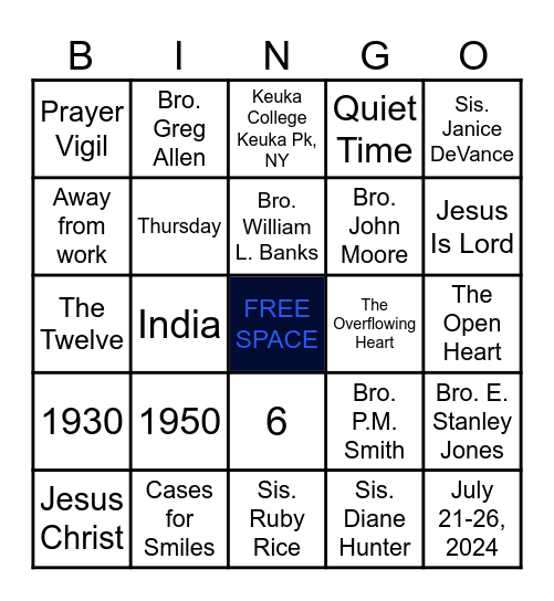 HOW MUCH DO YOU KNOW ABOUT KEUKA? Bingo Card