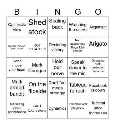 MOTHER'S DAY PEAK Bingo Card