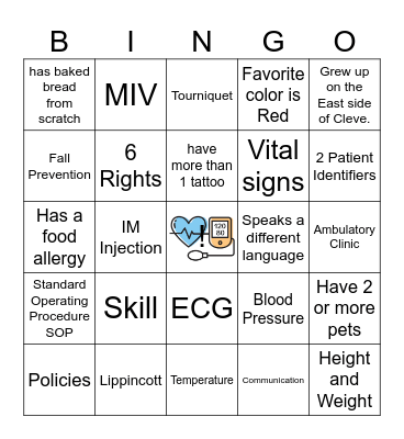 Welcome to Metro Bingo Card