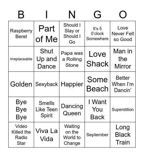 BDB Bingo 90 Bingo Card
