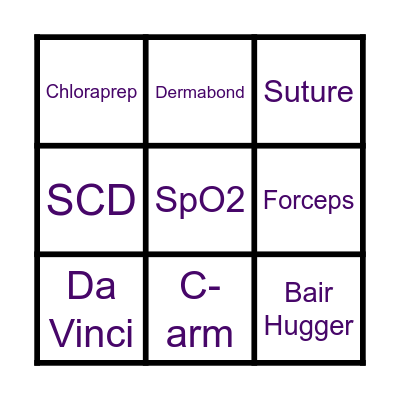 Barrett's Bonus Bingo Card